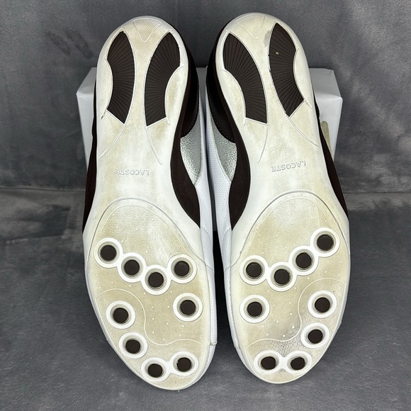 🔥🔥🔥Lacoste Leather Low Trainer Loafers Size: 12🔥🔥🔥 - Picture 5 of 10